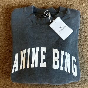 Anine Bing Charcoal Sweatshirt